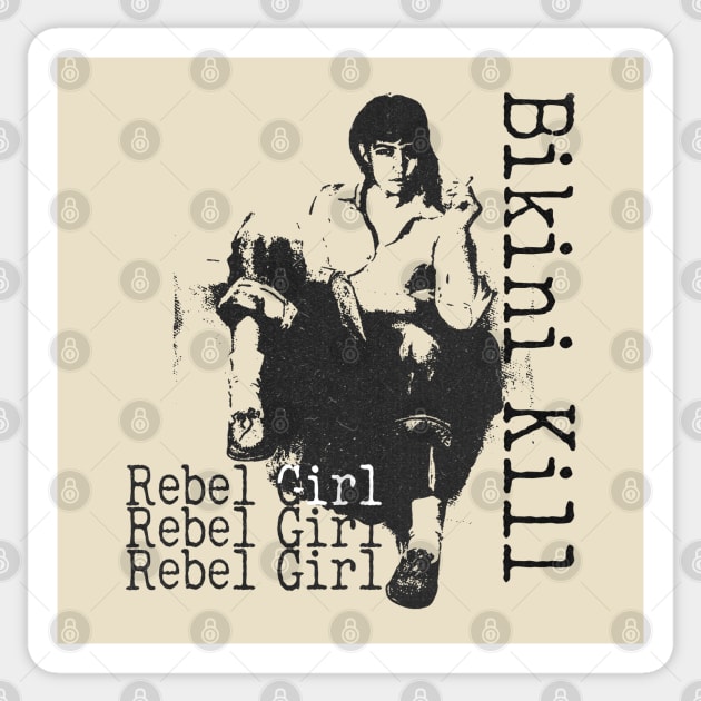 Rebel girl by bikin kill // fanart Sticker by psninetynine